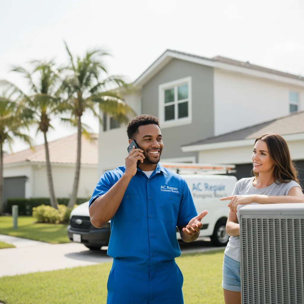 AC Repair Pompano Beach customer support in Normal